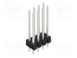Connector: pin strips; pin header; male; PIN: 8; 2.54mm; THT; 2x4