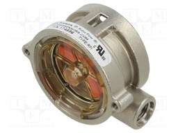 Module: signaller; Control.param: fluid flow; max.100°C; RFI