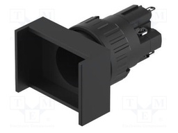 Switch: body; 16mm; Stabl.pos: 2; NC + NO; Pos: 2; Cutout: Ø16.2mm