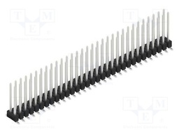 Connector: pin strips; pin header; male; PIN: 62; 2.54mm; SMT; 2x31