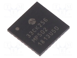 DsPIC microcontroller; SRAM: 24kB; Memory: 256kB; UQFN28; 3÷3.6VDC
