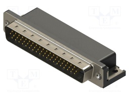 Connector: D-Sub HD; PIN: 62; socket; male; angled; THT; MHHDR
