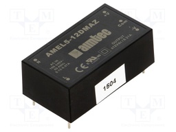 Converter: AC/DC; 5W; Uout: 12VDC; Iout: 0.21A; 73%; Mounting: PCB
