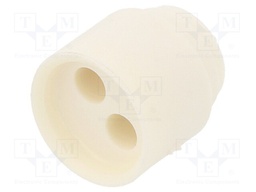Insert for gland; with thread NPT; Size: NPT3/8"; Holes no: 2; 3mm