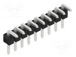 Connector: pin strips; pin header; male; PIN: 9; 2.54mm; THT; 1x9