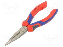 Pliers; ergonomic two-component handles,polished head; 160mm