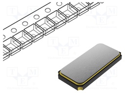 Resonator: quartz; 25MHz; 10pF; SMD; 2x1.6x0.55mm