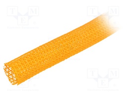 Polyester conduit; ØBraid : 25.4mm; polyester; orange; -70÷125°C