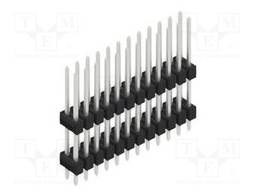 Connector: pin strips; pin header; male; PIN: 24; 2.54mm; THT; 2x12