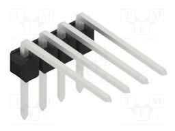 Connector: pin strips; pin header; male; PIN: 4; 2.54mm; THT; 1x4