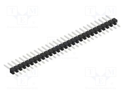 Connector: pin strips; pin header; male; PIN: 28; 2.54mm; SMT; 1x28