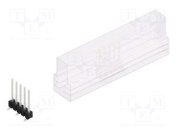 Connector: pin strips; pin header; male; PIN: 5; 2.54mm; SMT; 1x5