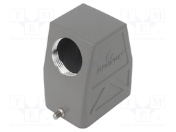 Enclosure: for HDC connectors; size D6B; for cable; for latch