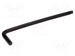 Wrench; hex key,spherical; HEX 3mm; Overall len: 129mm; steel