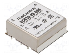 Converter: DC/DC; 23.1W; Uin: 18÷76V; 3.3VDC; Iout: 7A; 20g