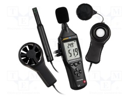 Thermoanemometer; LCD 2,75"; Vel.measur.resol: 0.1m/s; -40÷70°C