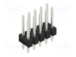 Connector: pin strips; pin header; male; PIN: 10; 2.54mm; THT; 2x5