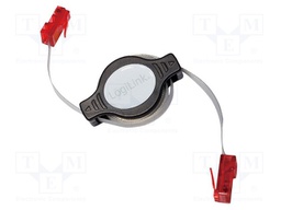 Patch cord; U/UTP; 5e; stranded; CCA; PVC; white; 1.5m; 30AWG