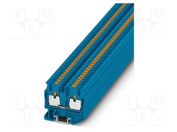 Splice terminal: rail; PA; L: 32.1mm; ways: 1; terminals: 2; W: 5.2mm