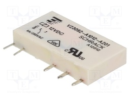 Relay: electromagnetic; SPDT; Ucoil: 12VDC; 6A/250VAC; 6A/30VDC