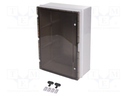 Enclosure: wall mounting; X: 511mm; Y: 711mm; Z: 253mm; ABS; IP65