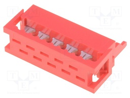 Plug; wire-board; male; PIN: 10; IDC; for ribbon cable; 1.5A; 30mΩ