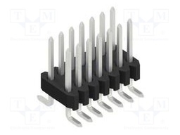 Connector: pin strips; pin header; male; PIN: 14; 1.27mm; SMT; 2x7