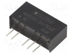 Converter: DC/DC; 2W; Uin: 21.6÷26.4V; Uout: 15VDC; Uout2: -15VDC