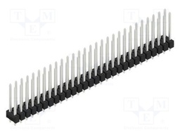 Connector: pin strips; pin header; male; PIN: 56; 2.54mm; THT; 2x28