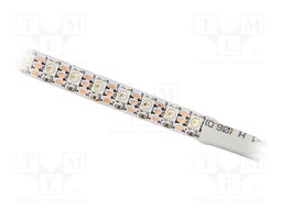 Programmable LED tape; RGB; 3535; 12V; LED/m: 144; 7mm; white PCB