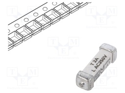 Fuse: fuse; time-lag; 2A; 250VAC; 125VDC; SMD; ceramic; Package: tape