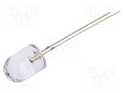 LED; orange; 8mm; 5800÷7000mcd; 30°; Front: convex; 2.1÷2.6VDC