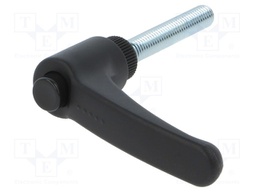 Lever; adjustable; Thread len: 50mm; Lever length: 63mm; -30÷130°C