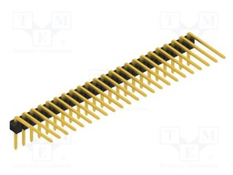 Connector: pin strips; pin header; male; PIN: 23; 2.54mm; THT; 1x23