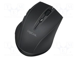 Mouse; black; wireless,optical; DPI change button; No.of butt: 5