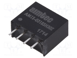 Converter: DC/DC; 1W; Uin: 2.97÷3.63V; 18VDC; Iout: 56mA; SIP4; 1.8g