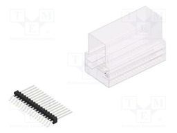 Connector: pin strips; pin header; male; PIN: 17; 1.27mm; SMT; 1x17
