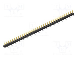Connector: pin strips; pin header; male; PIN: 36; 2.54mm; SMT; 1x36