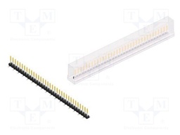 Connector: pin strips; pin header; male; PIN: 34; 2.54mm; SMT; 1x34