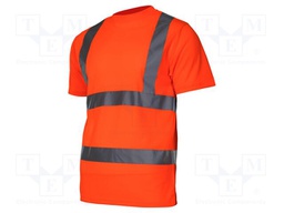 T-shirt; Size: XXXL; orange; warning; Class: 2; 140g/m2