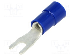 Fork terminal; M3; Ø: 3.2mm; 1.5÷2.5mm2; crimped; for cable; tinned