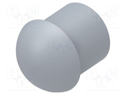 Stopper; polyamide; grey; L: 14.5mm; -20÷100°C; Entrelec; Size: 20