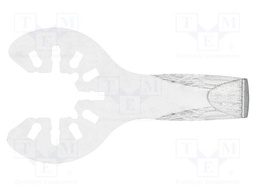 Scraper; multitool; stainless steel; rigid; 10mm