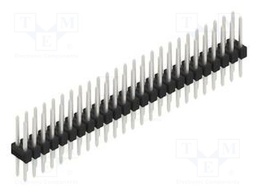 Connector: pin strips; pin header; male; PIN: 50; 2.54mm; THT; 2x25