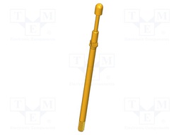 Test needle; Operational spring compression: 4mm; 8A; Ø: 2mm; 5N