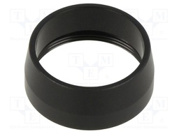 Ring; 61; Ø24mm; Body: black; Mat: aluminium