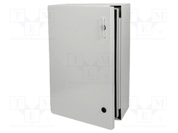 Enclosure: wall mounting; X: 615mm; Y: 415mm; Z: 230mm; CAB; grey