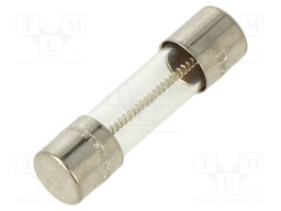 Fuse: fuse; time-lag; 2A; 250VAC; cylindrical,glass; 5x20mm; brass