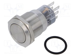 Switch: push-button; Stabl.pos: 2; NC x2 + NO x2; IP65; Pos: 2