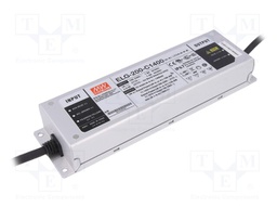 Power supply: switched-mode; LED; 198.8W; 71÷142VDC; 1400mA; IP67